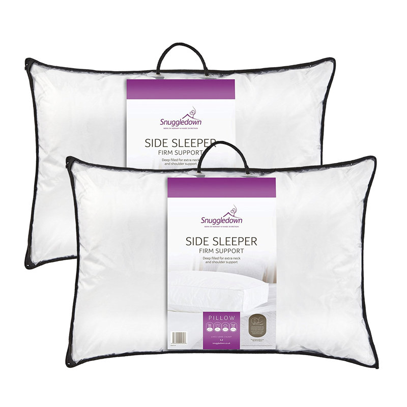 Snuggledown Side Sleeper Pillow Snuggledown Back Sleeper White Pillow
